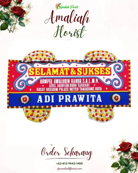 Papan Bunga Ucapan Selamat Wedding Venue Leuwiliang